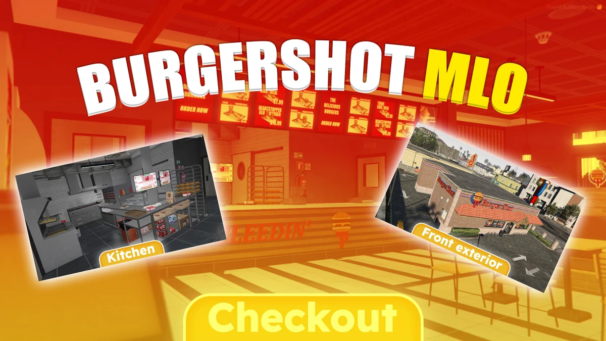 Burgershot MLO – Fully Open Source | High Quality FiveM Interior